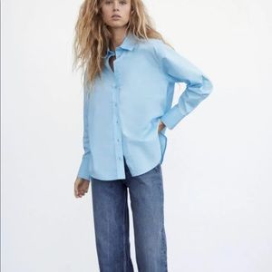 Zara poplin shirt